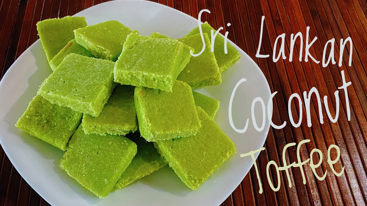 Coconut Toffee /Coconut Toffee  Recipe in Tamil /PolToffee /இலங்கை தேங்காய்ப்பூ ரொஃபி /Toffee /Burfi