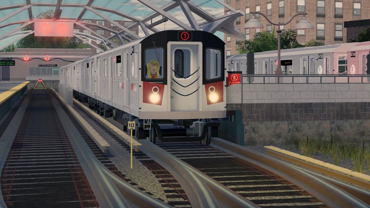 R142A 1 Train Action l NYC Subway Automated Roblox