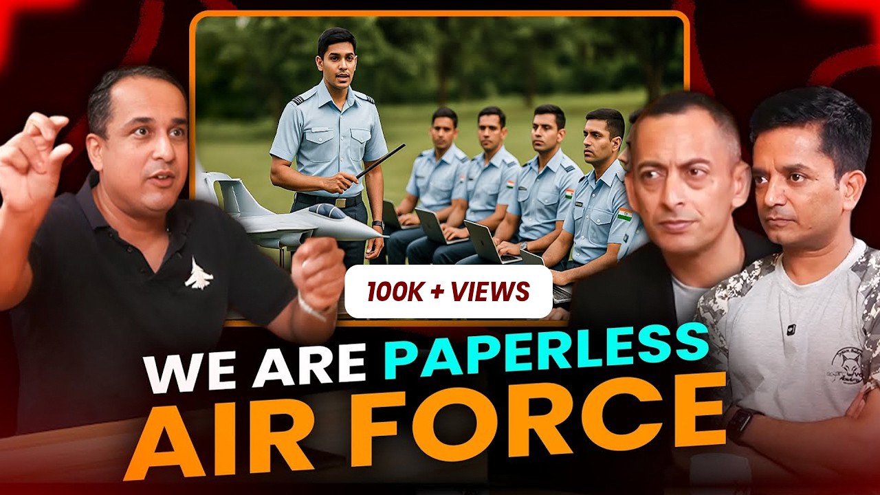 we are paperless air force | Indian Air Force | Wing Commander Amit Sathe | Col Kaushal & Kaushy