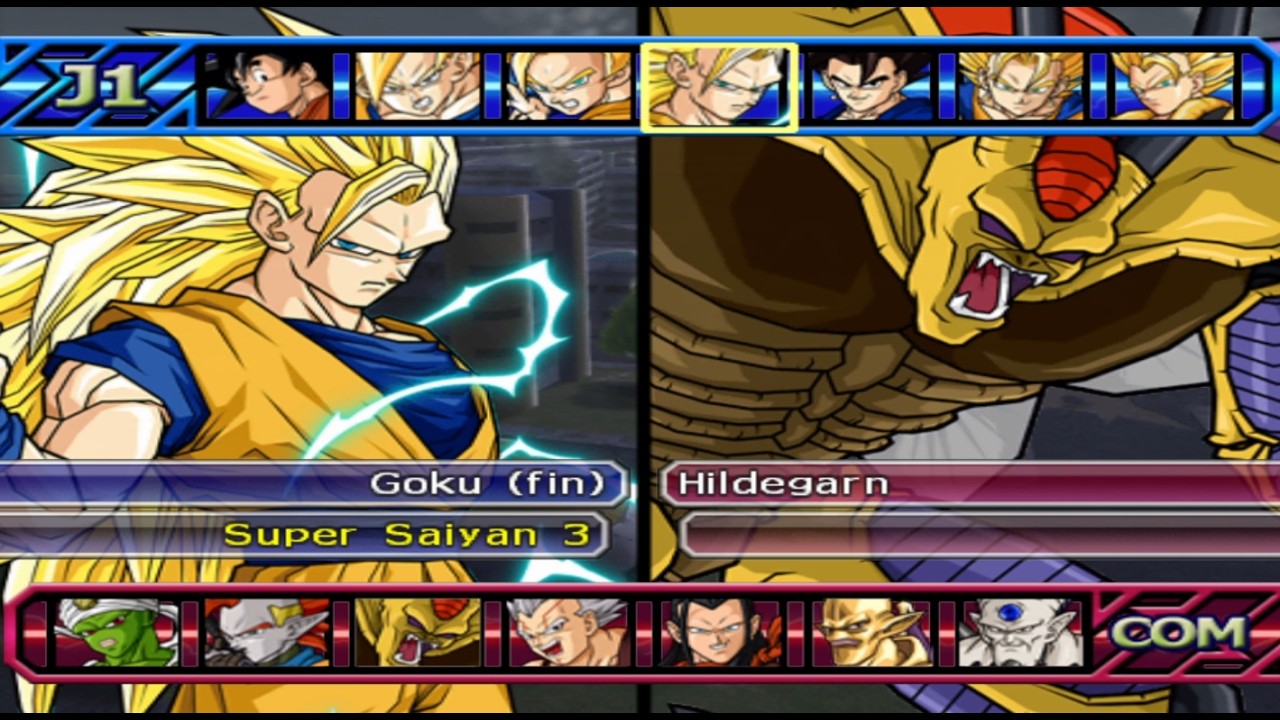 TEAM GOKU (SSJ3) vs TEAM HILDEGARN || DRAGON BALL Z BUDOKAI TENKAICHI 3
