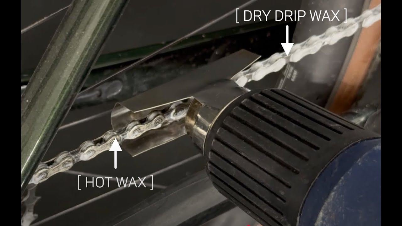 Pro Tip: Hot waxing chains with Rex Black Magik Drip Wax