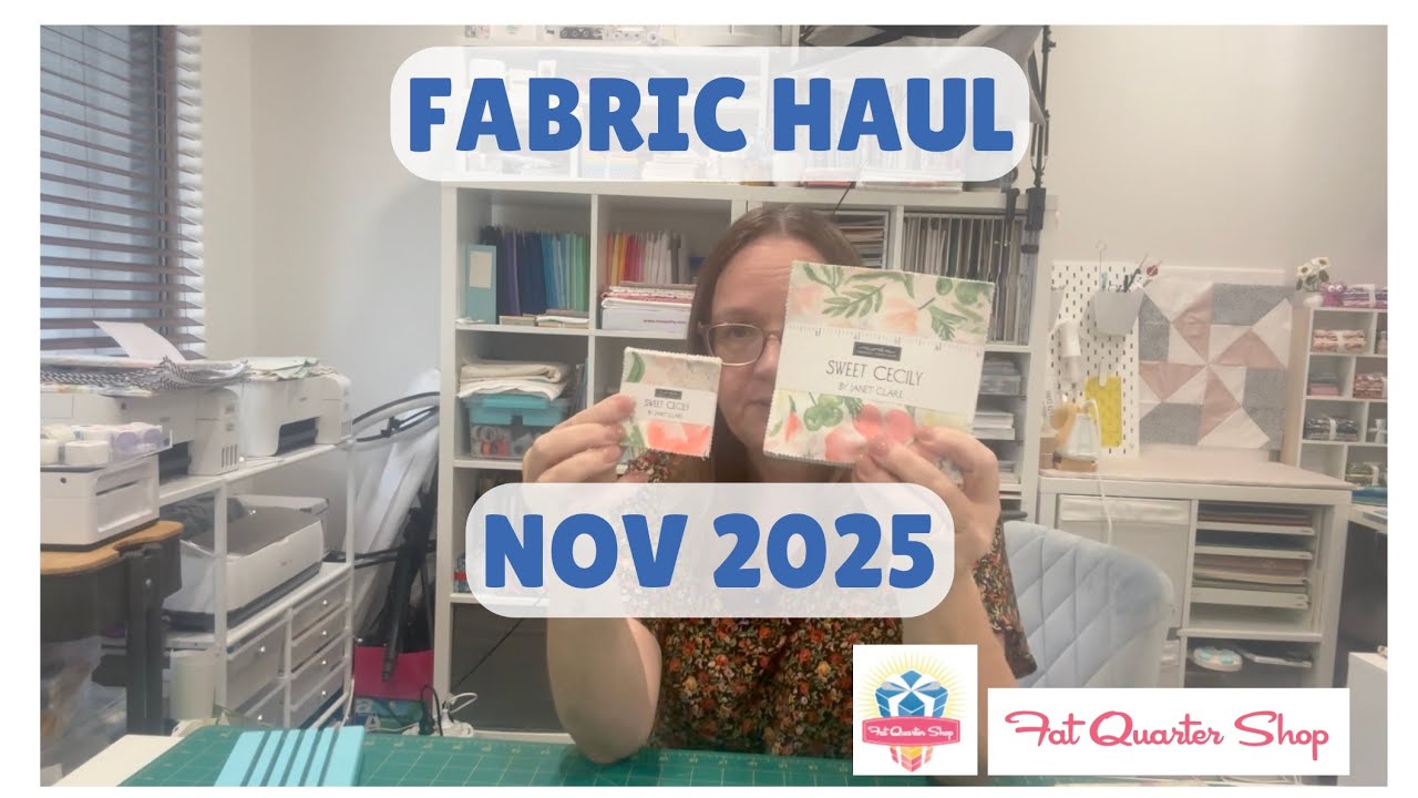 Fat Quarter Shop Haul — ноябрь 2025 г. — подписка на мини-амулеты 25 сентября + идеи и узоры