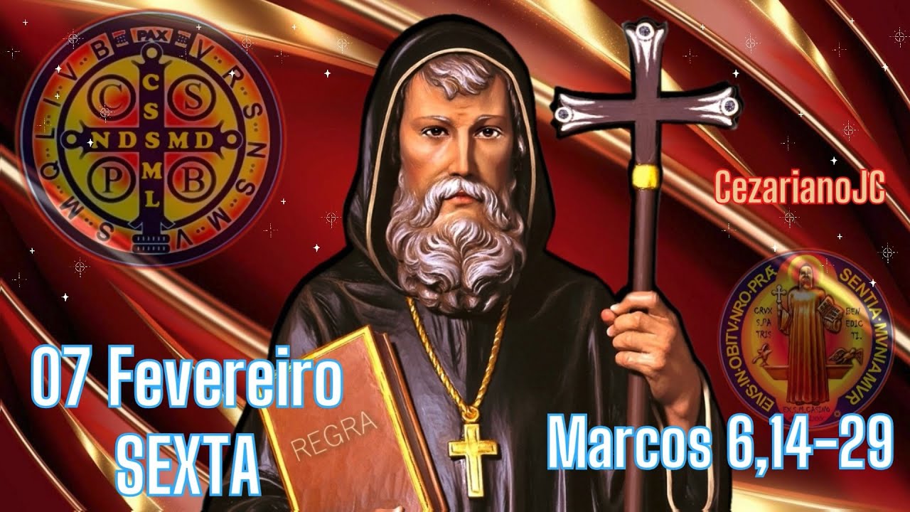 EVANGELHO DO DIA 07 DE FEVEREIRO 2025 - SEXTA - MARCOS 6,14-29