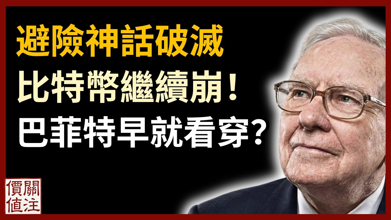 比特幣大崩跌，跌破支撐價，帶衰黃金金價！