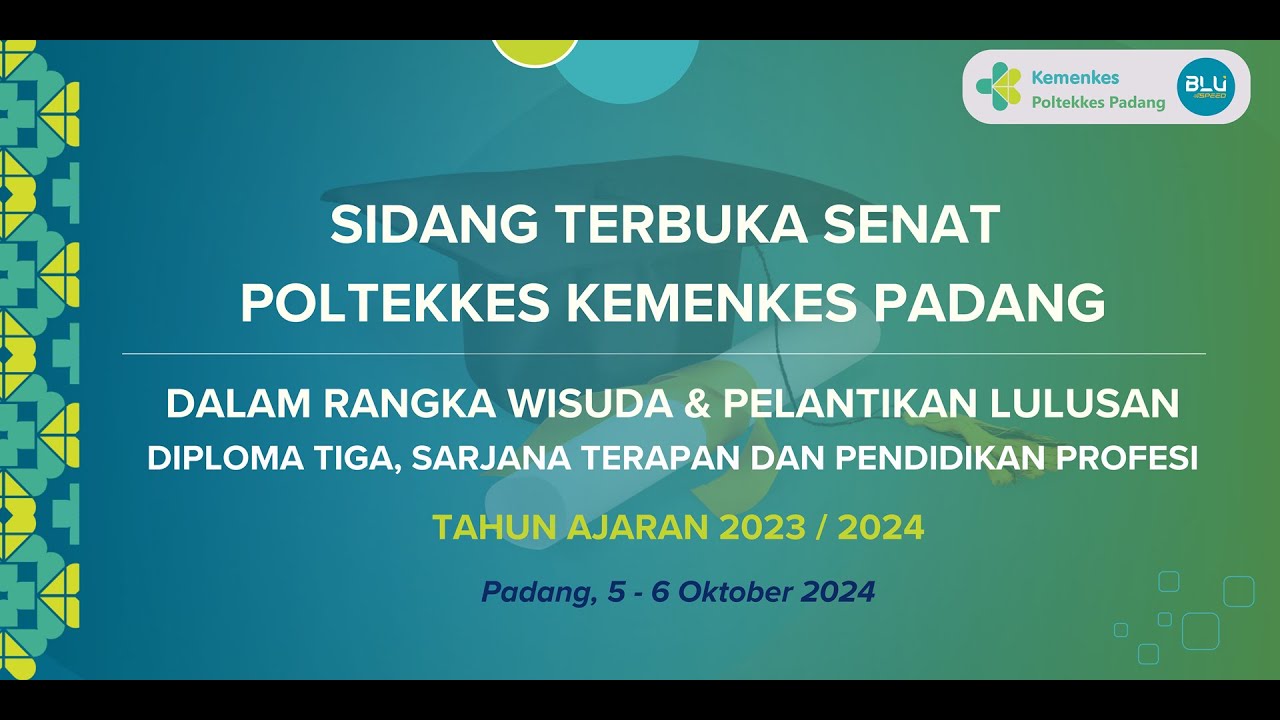 Sidang Terbuka Senat Poltekkes Kemenkes Padang Dalam Rangka Wisuda Ke - 43 Tahun 2025 (Day 2)