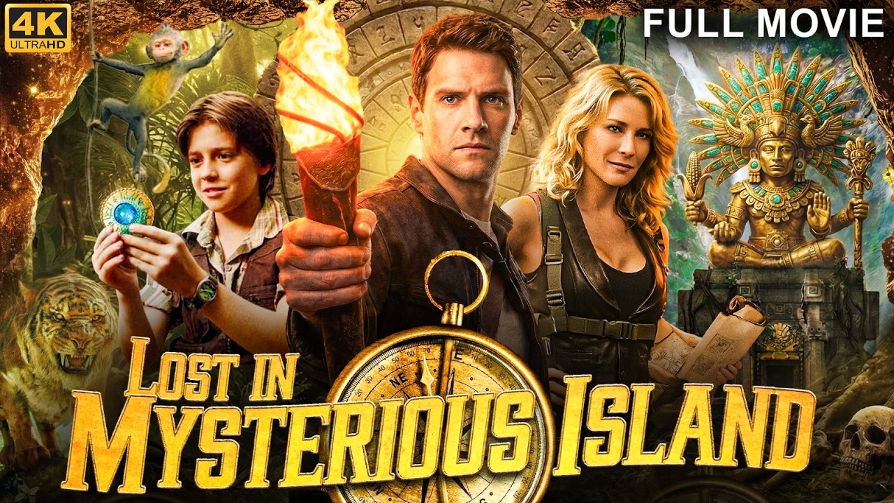 LOST IN MYSTERIOUS ISLAND - Full Hollywood Adventure Movie | English Movie | Cary | Free Movies