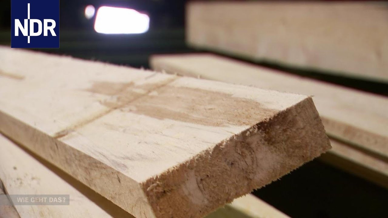 Holzverarbeitung: Vom Baum zum Brett | Wie geht das? | NDR
