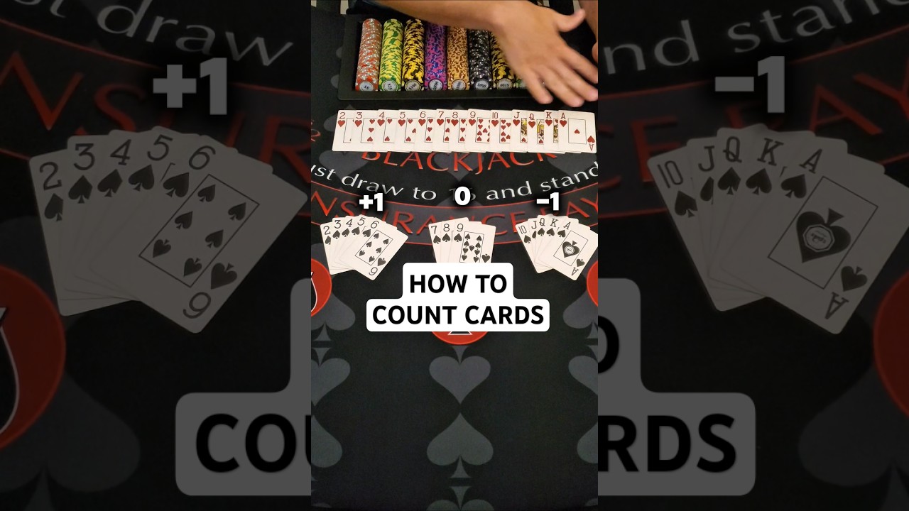 Learn to Count Cards in Blackjack #cardcounting