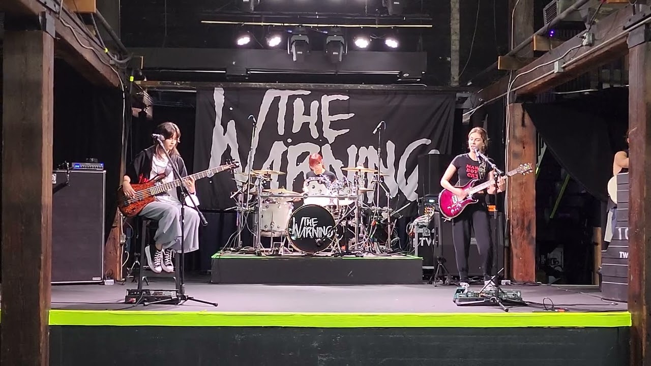 The Warning Amour Soundcheck August 13, 2022
