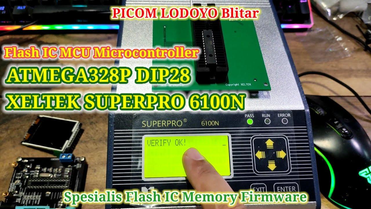 Flash IC MCU Microcontroller ATMEGA328P DIP28 ESR Transistor Tester GM328A 1.3 XELTEK SUPERPRO 6100N