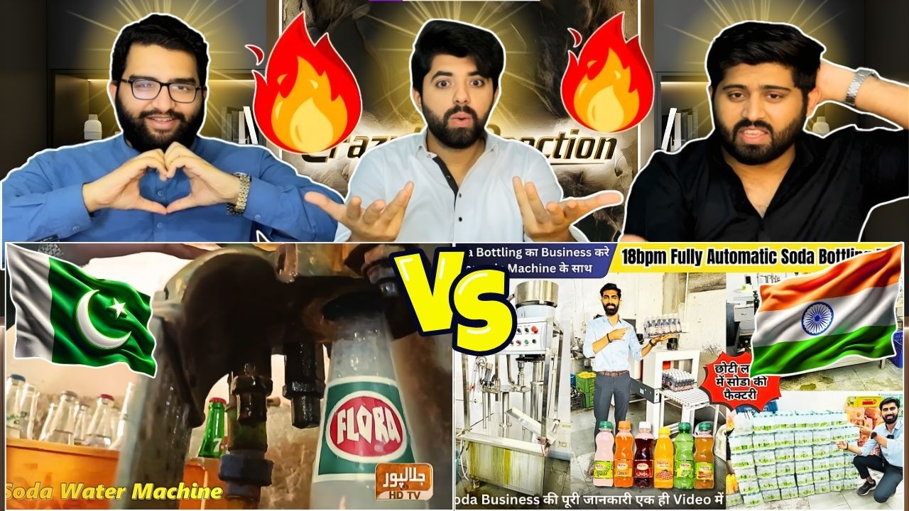 How Soda Water Is Made India Vs Pakistan | फैक्ट्री | Pakistani Reaction 🔥