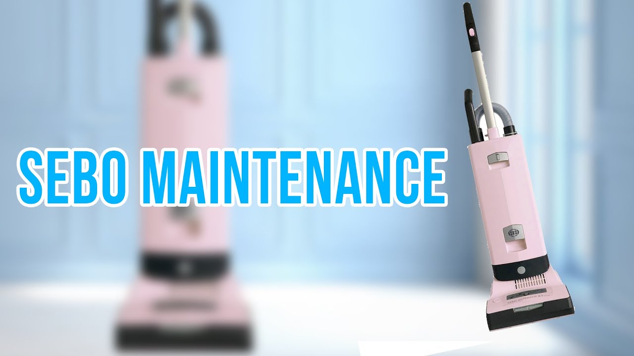 How To FIX And Maintain Your SEBO Vacuum Cleaner! - Full Guide