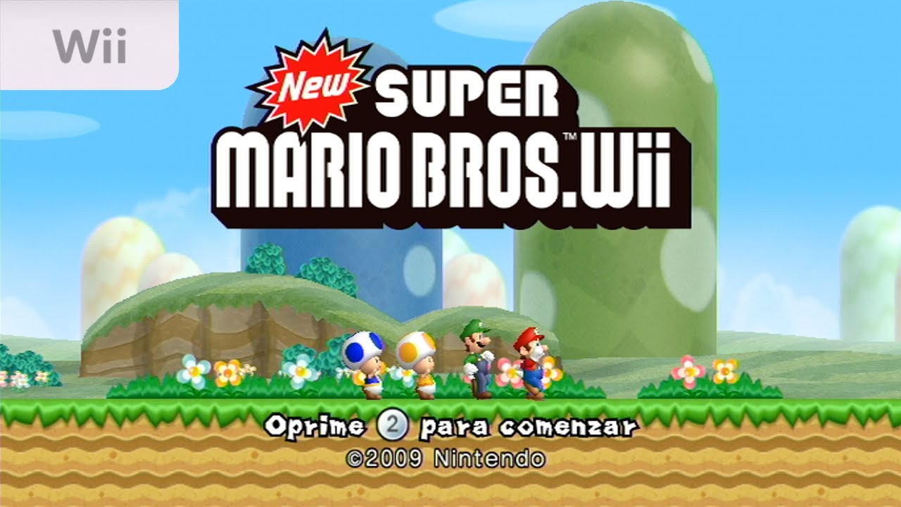 New Super Mario Bros. Wii (Nintendo Wii Multiplayer Gameplay)
