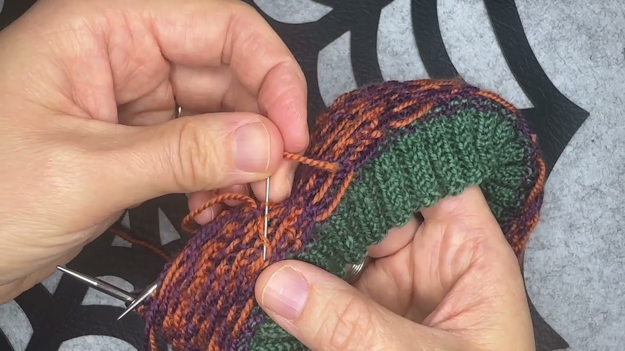 How I Weave in Ends on Stranded Colorwork