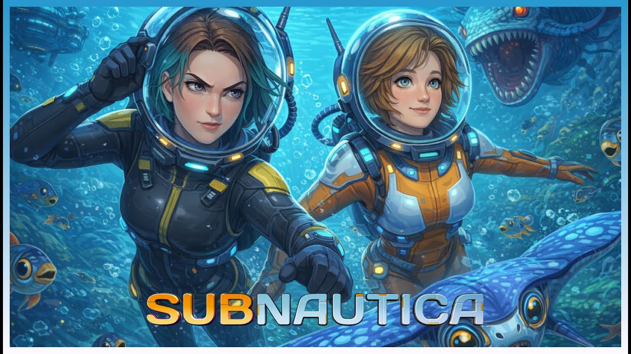 В поисках дна с @vika_karter. Subnautica с коопным модом