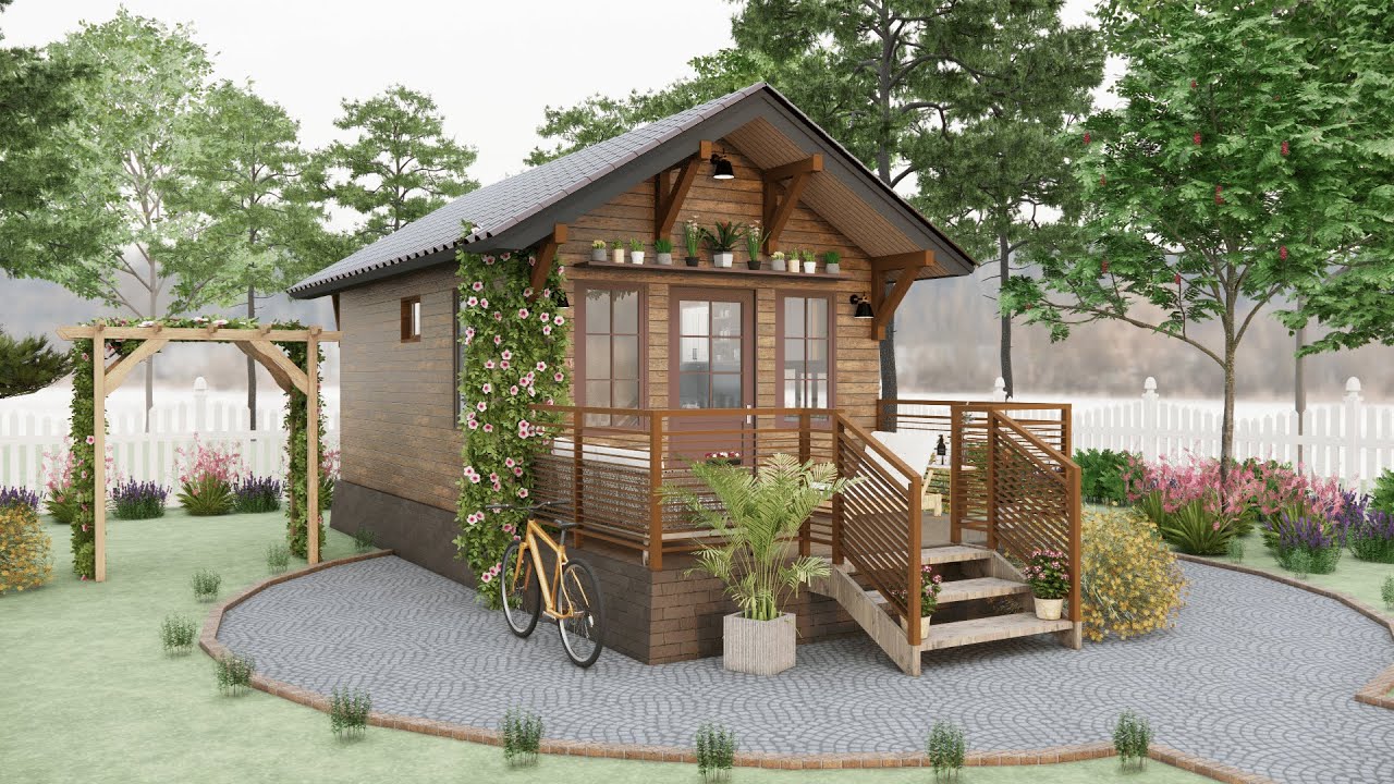 AMAZING !!! Tiny House 4x6 M (260 SQFT) Cozy & Charm House