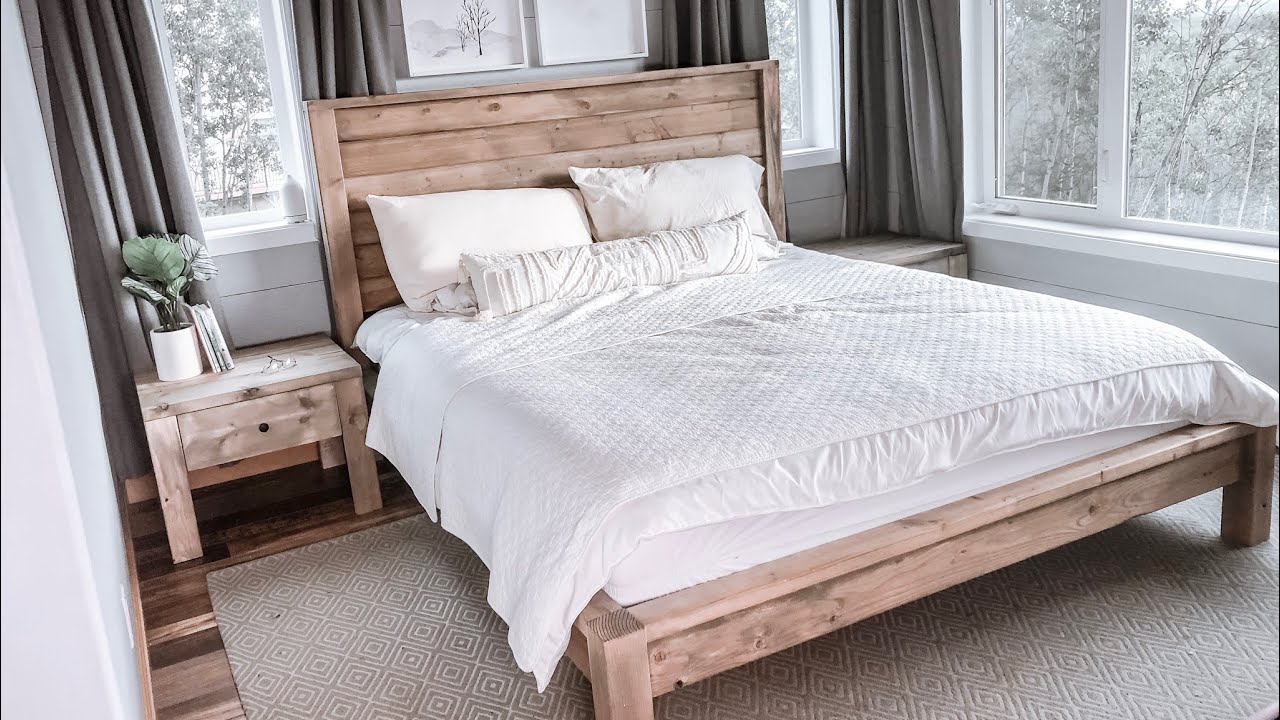 Building a Modern Farmhouse Bed