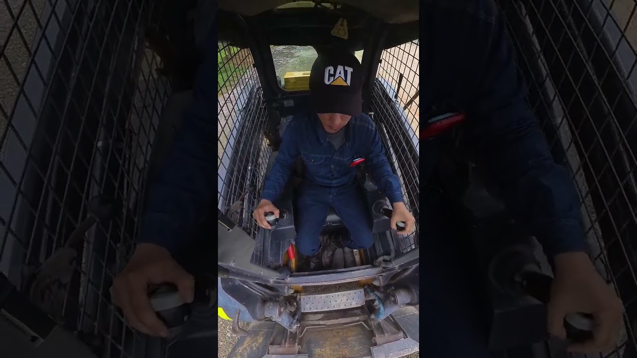 How to operate a skid steer loader and level