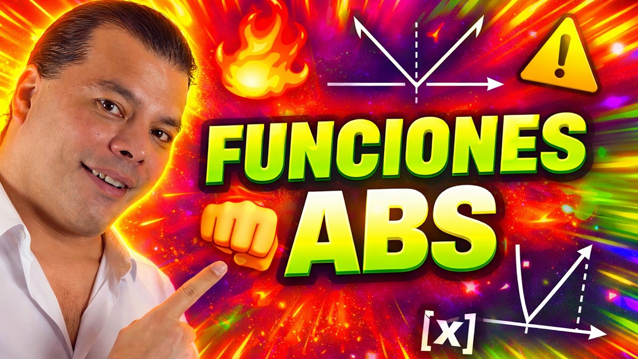 FUNCIONES DE VALOR ABSOLUTO FÁCIL 😱 | Lo que SIEMPRE cae en el examen