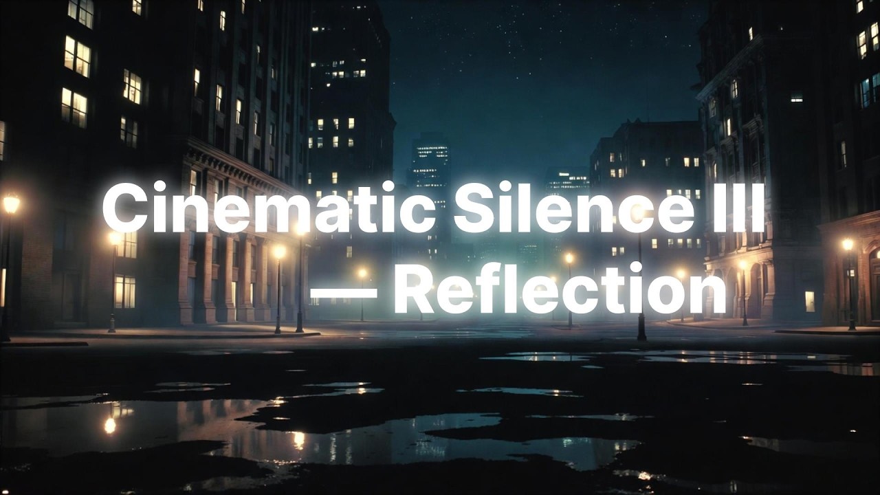【平靜,專注,冥想音樂】Cinematic Silence III — Reflection ｜ 氛圍電影配樂風音樂關鍵：溫暖、內省、情感但不煽情 使用情境：夜晚 / 獨處 / 回顧一天