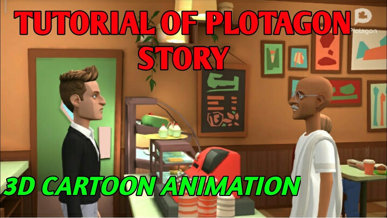 Tutorial of plotagon story||3D cartoon animation app for Android|some different tips