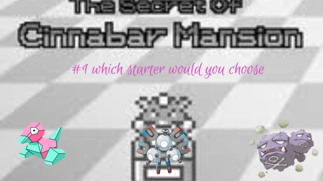 Pokemon The Secret of Cinnabar Mansion: i will most likely be attacked by rats or something