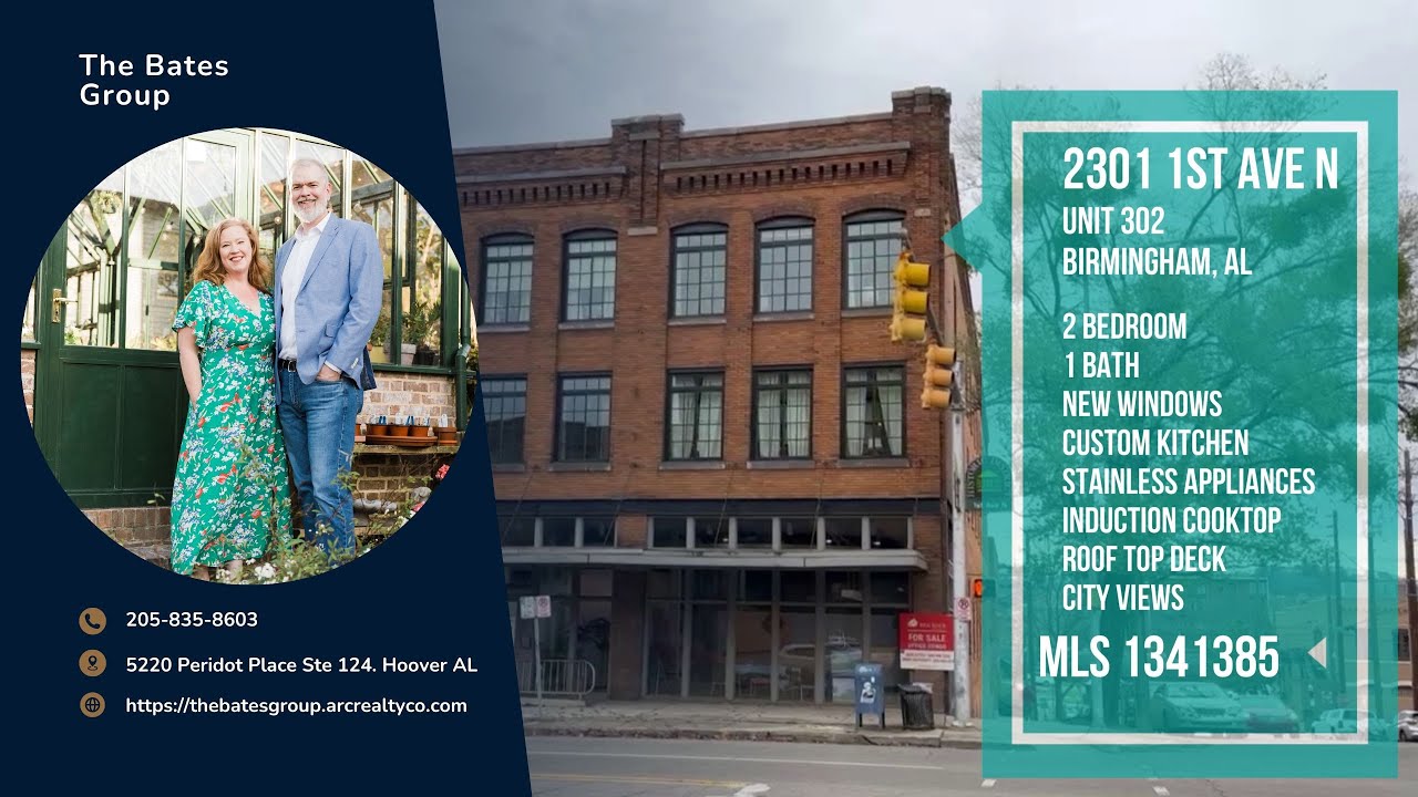 2301 1st Ave N, unit 302. Birmingham, Alabama Liberty Lofts
