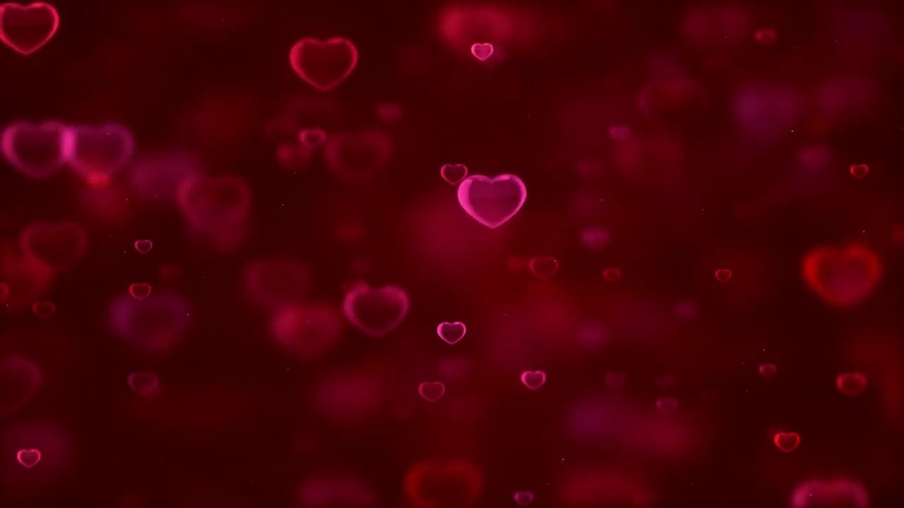 Romantic Heart Bokeh & Shimmering Lights 4K Ambient Screensaver