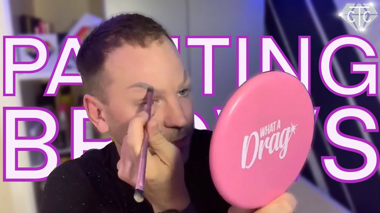 DRAG BROWS TUTORIAL : how to paint drag queen brows
