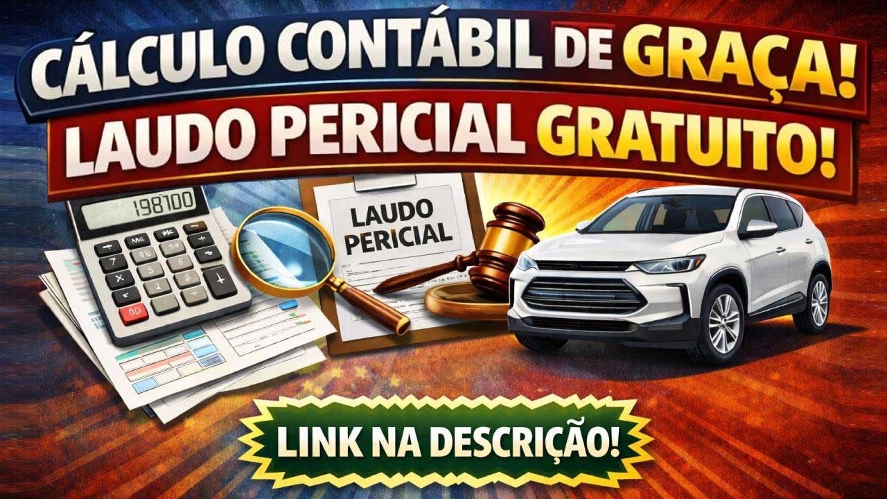 COMO CONSEGUIR CALCULO CONTÁBIL OU LAUDO PERICIAL GRATUITAMENTE! LINK NA DESCRIÇÃO!#laudopericial
