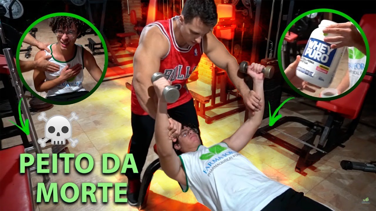 TREINO DE PEITO COMPLETO COM PERUCA NO FAZENDA EM FORMA