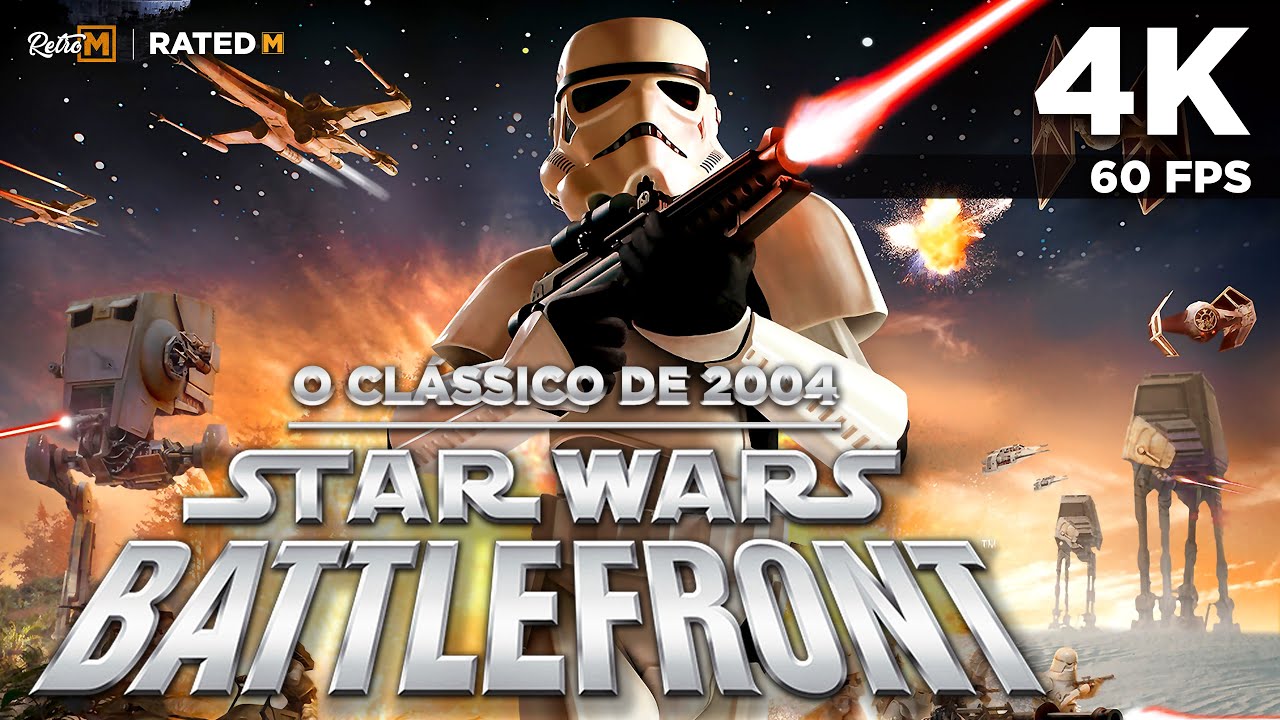 Star Wars BATTLEFRONT 💿 O Clássico de 2004 [ 4K ]✅