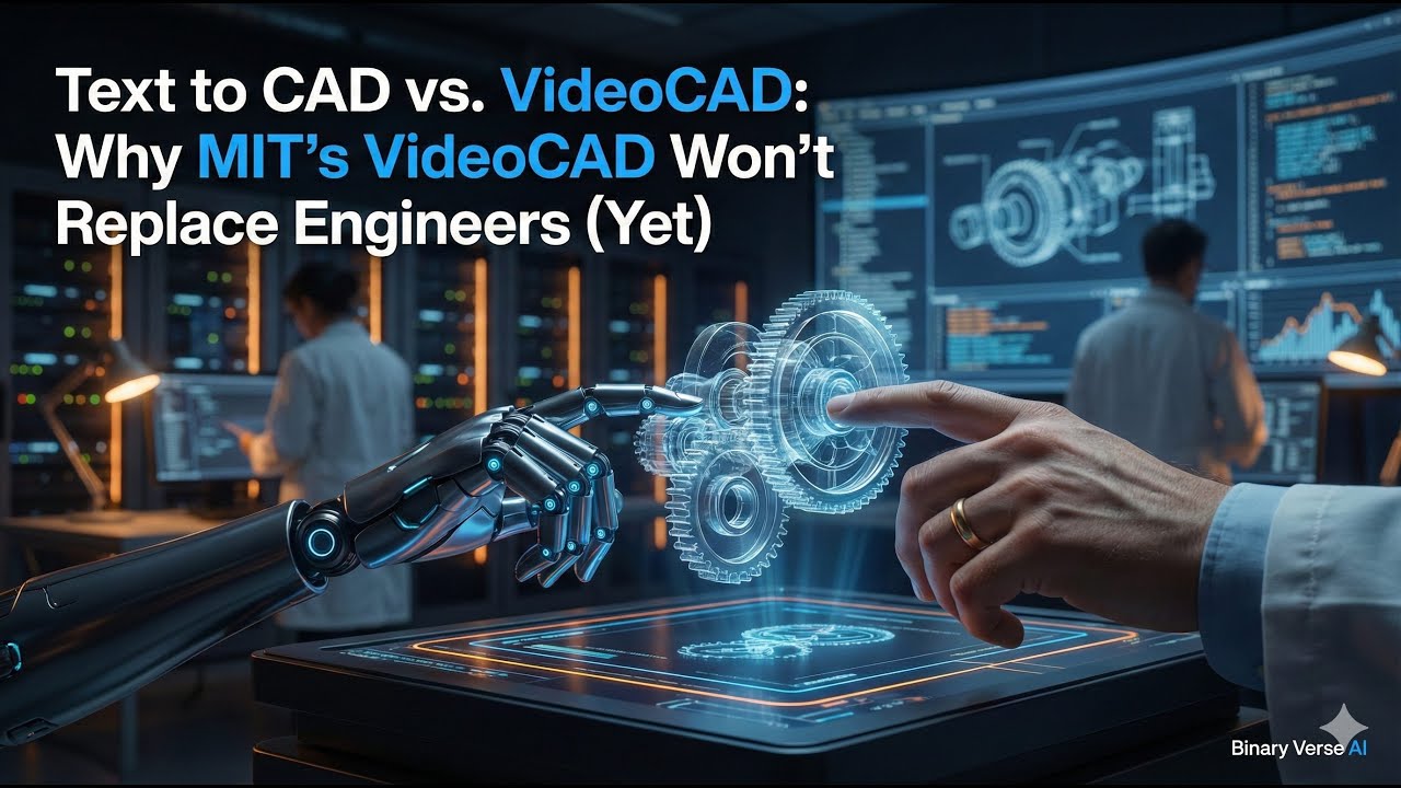 Текст в САПР против VideoCAD: почему VideoCAD от Массачусетского технологического института пока ...