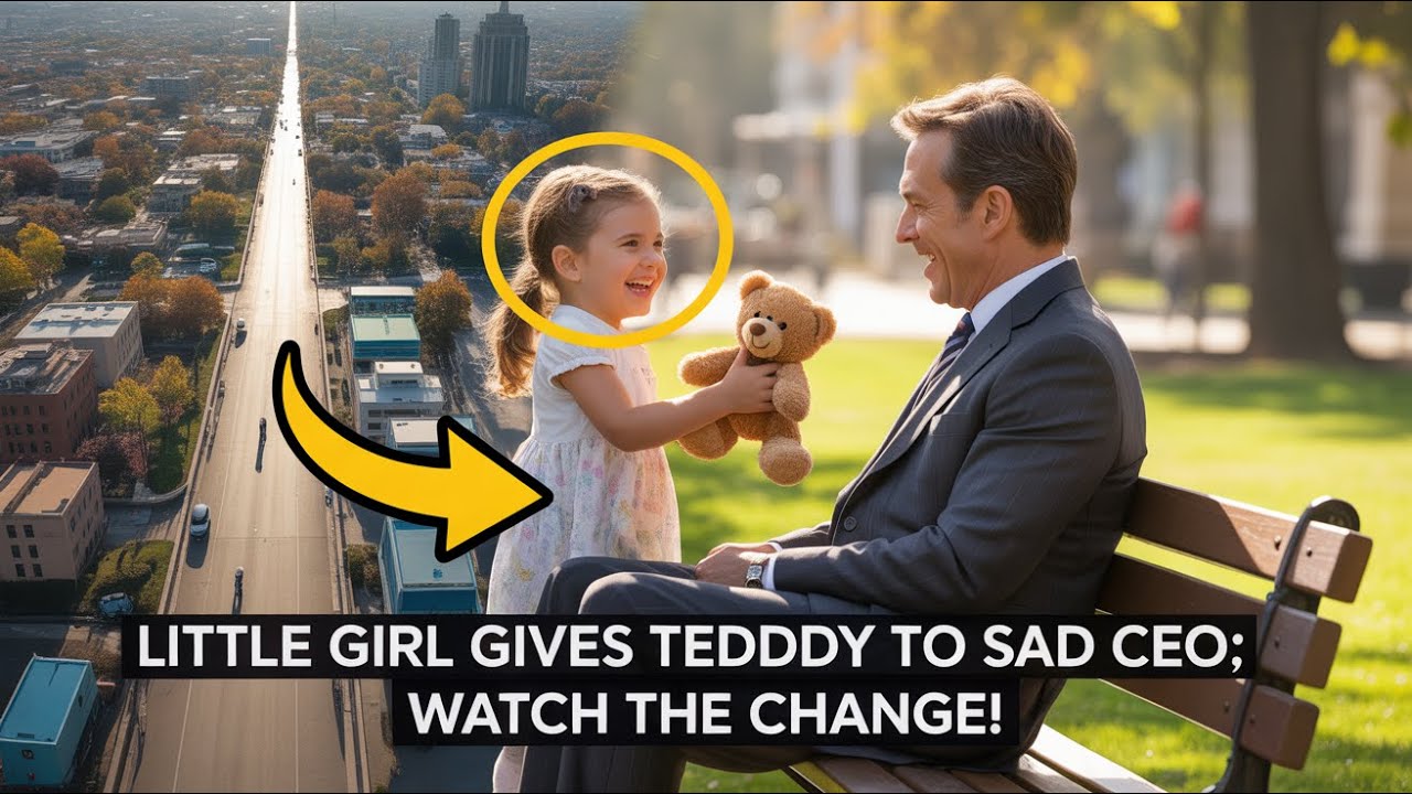 Incredible Gesture: Little Girl Offers Her Teddy to a Sad CEO; What Happens Next is LIFE-CHANGING!