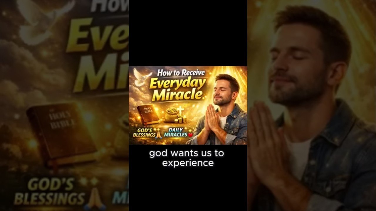 miracles and blessings  awaiting for it to be claimed 
