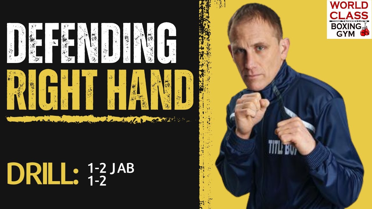 How To Defend the Right Hand with a Jab 1-2