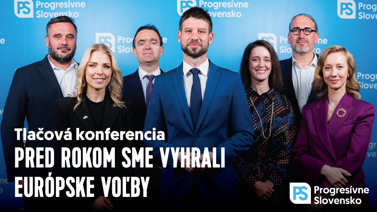 Pred rokom sme vyhrali európske voľby | Tlačová konferencia PS, 9. jún 2025