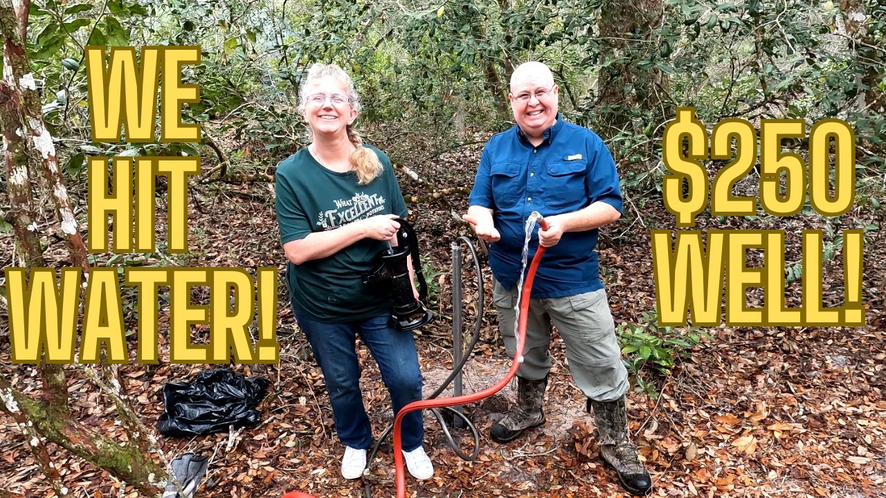 We Installed a Sandpoint Well — And Hit WATER! (Full Process Start to Finish)