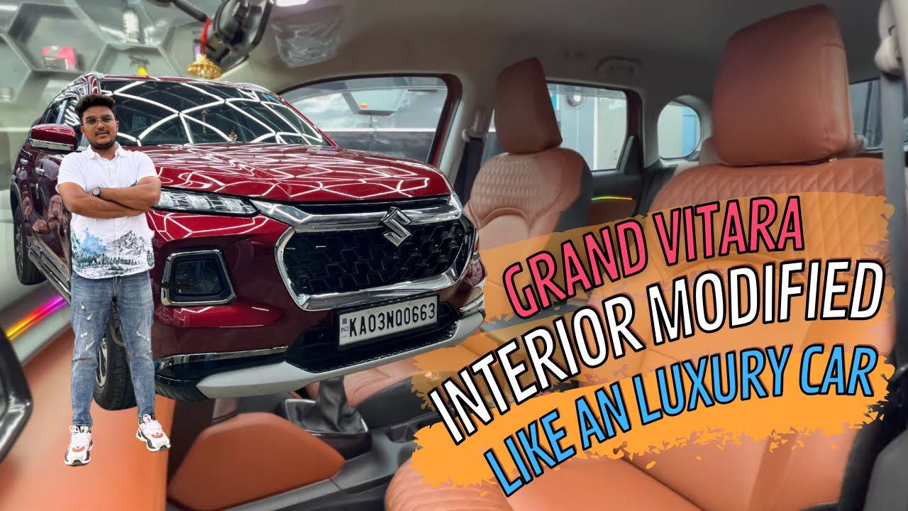 Grand Vitara Complete Modification in Rs Car Modifiers || ಸಾದಾರಣ ಕಾರ್ ಆಯ್ತು ಲಕ್ಸುರಿ