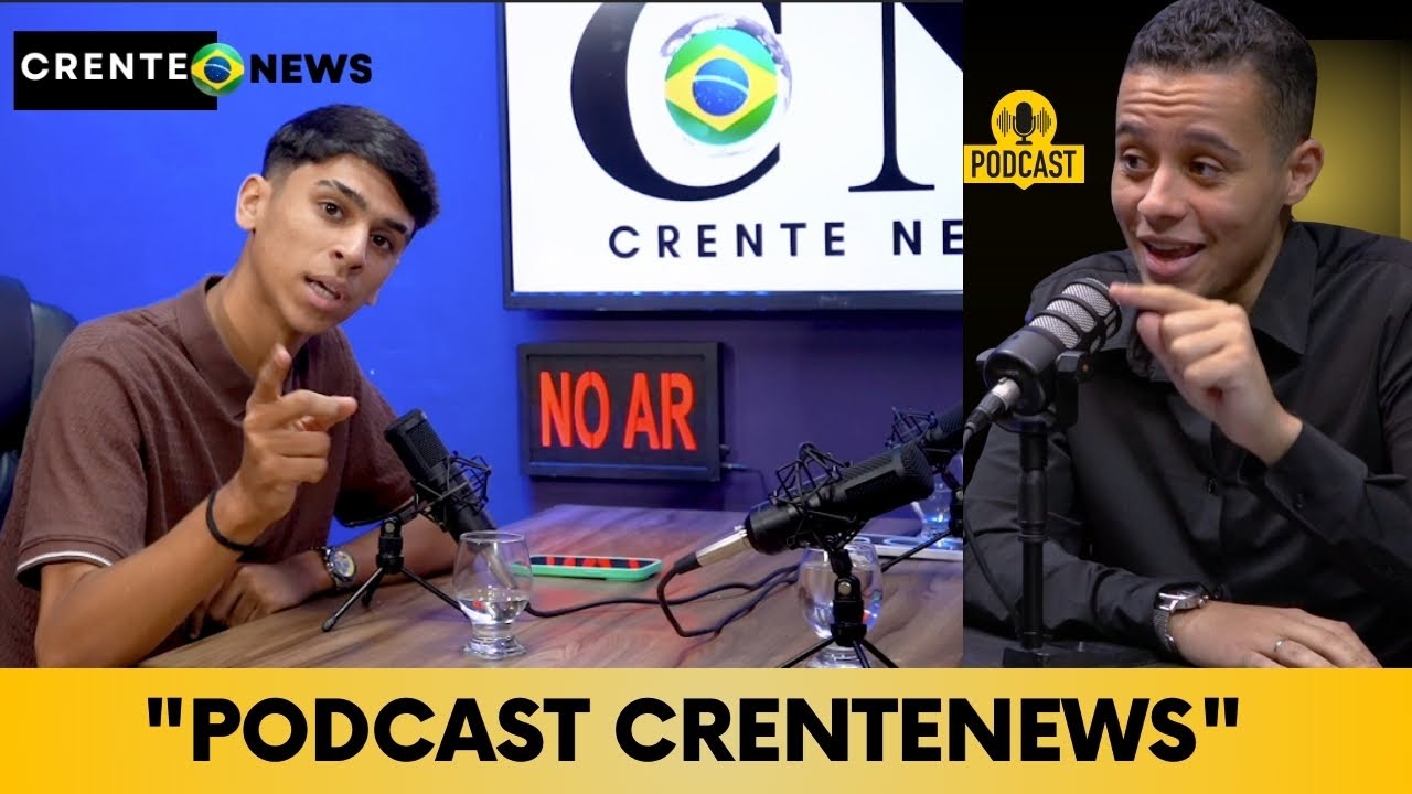 PODCAST CRENTE NEWS: PEDRINHO CONTA COMO VIRALIZOU COM HUMOR GOSPEL PARODIA 