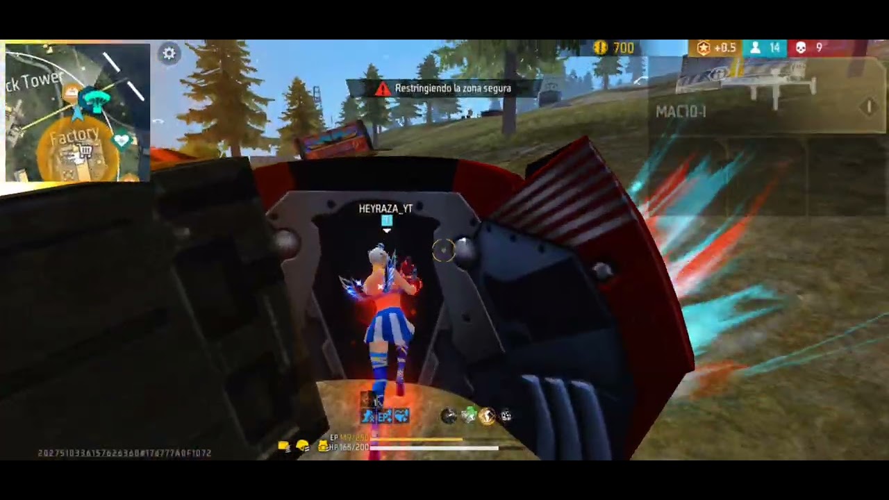 🔥Oficial HEYRAZA_YT es colaborador👉.Anitta insana booya 14 kills #freefire