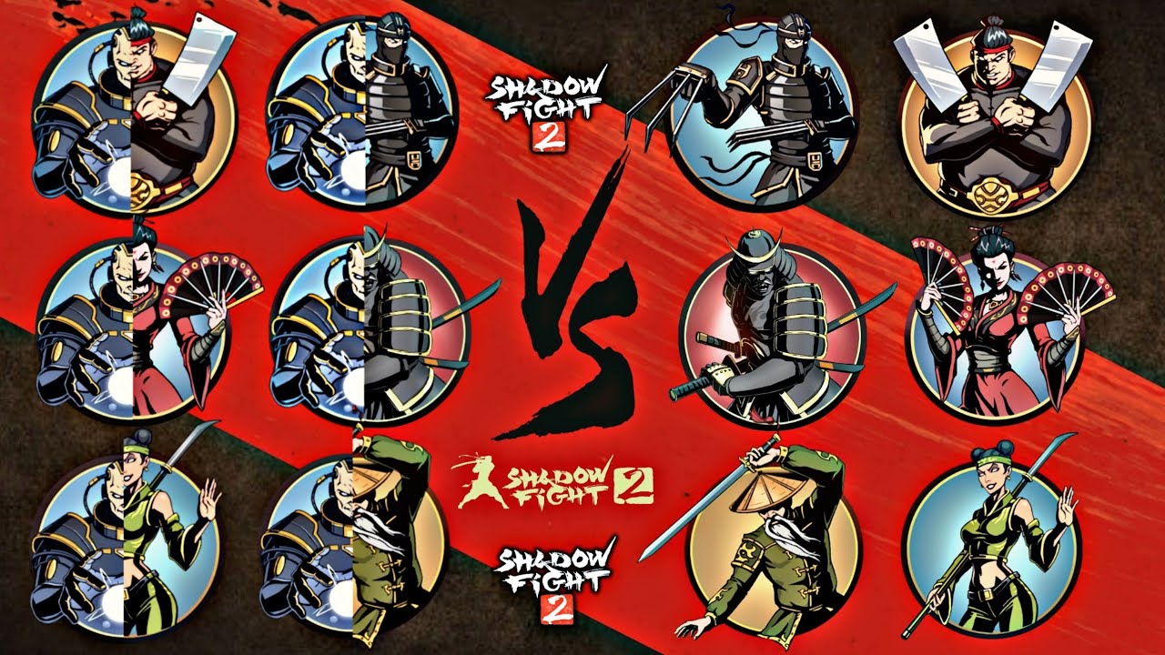 Shadow Fight 2 | Titan-Bosses vs Bosses