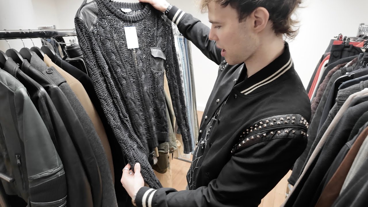 I spent everything in Paris. dior homme chrome hearts whatever. // pfw 