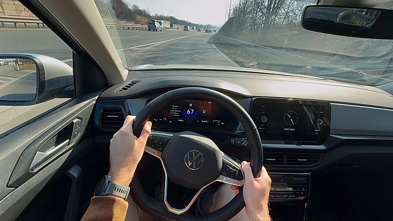 2025 NEW VW T-Cross [ 1.0 TSI, DSG, 116HP, 10 000km] - TEST POV DRIVE 4K