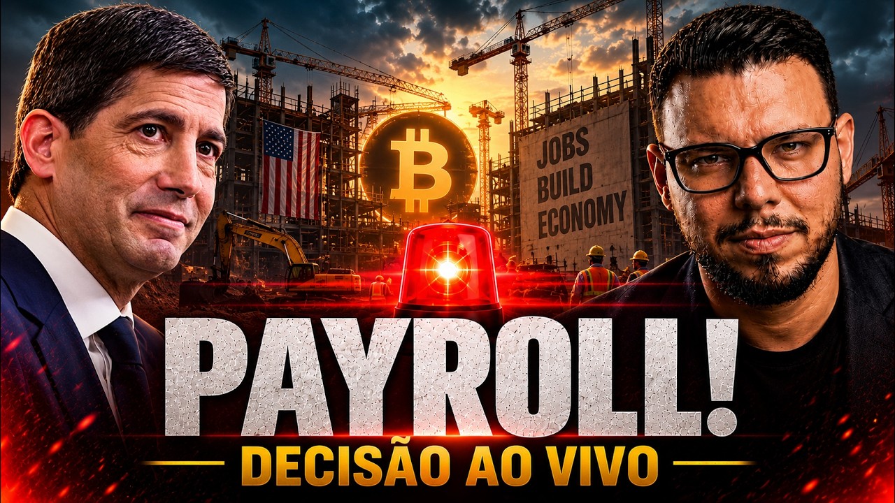 PAYROLL AO VIVO: BITCOIN VAI DISPARAR? MERCADO EM ALERTA