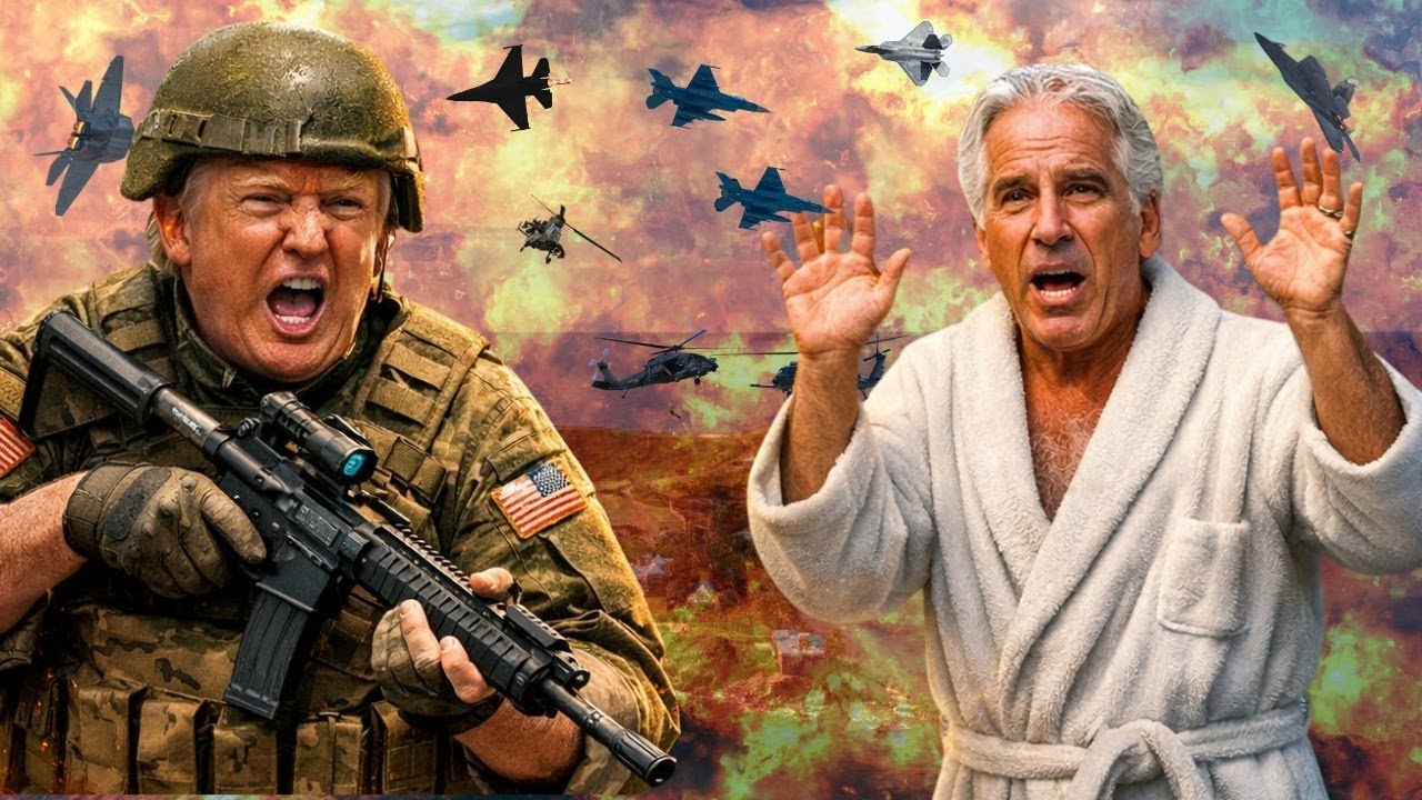 Trump Invades Epstein Island| Live War Footage with Diddy and Akon| Fighter Jets Dogfight |