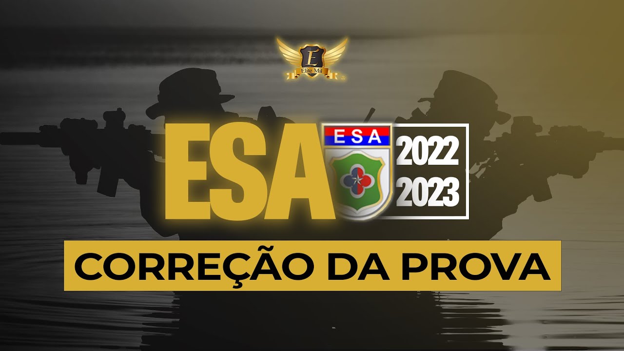 GABARITO PRELIMINAR Prova da ESA 2022/23 - Elite Mil