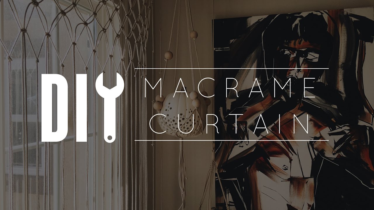 DIY Macrame Curtain