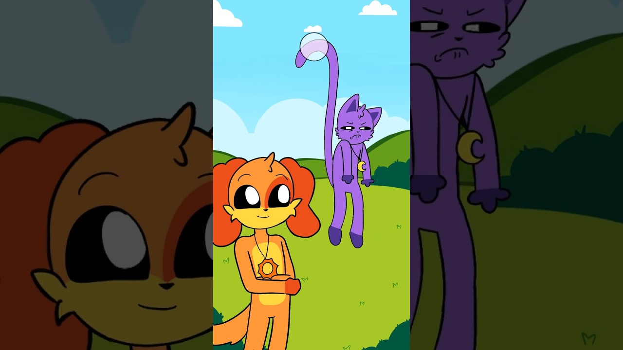 💜PUT YOUR FINGER HERE! |Interactive Poppy Playtime Animation💜| #smilingcritters #animation #shorts