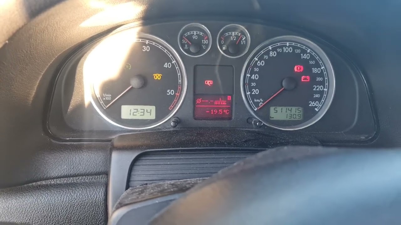 VW Passat b5.5 1.9TDI 96kw avf Cold start -19.5° 511415km